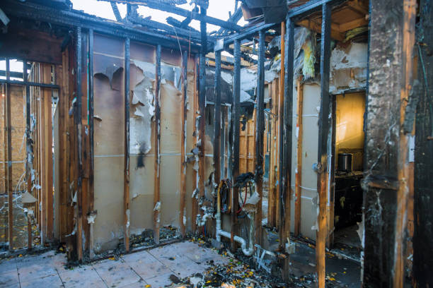 Professional Fire Damage Restoration technician working in Palmyra, PA